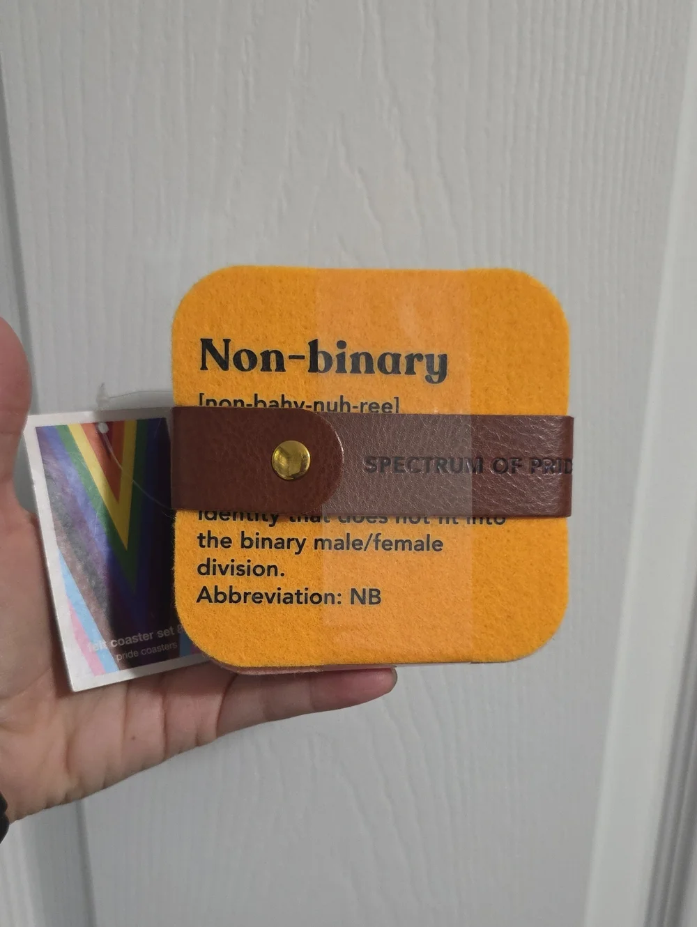 New Target Pride Collection Spectrum of Pride Felt Coasters 8 Pack